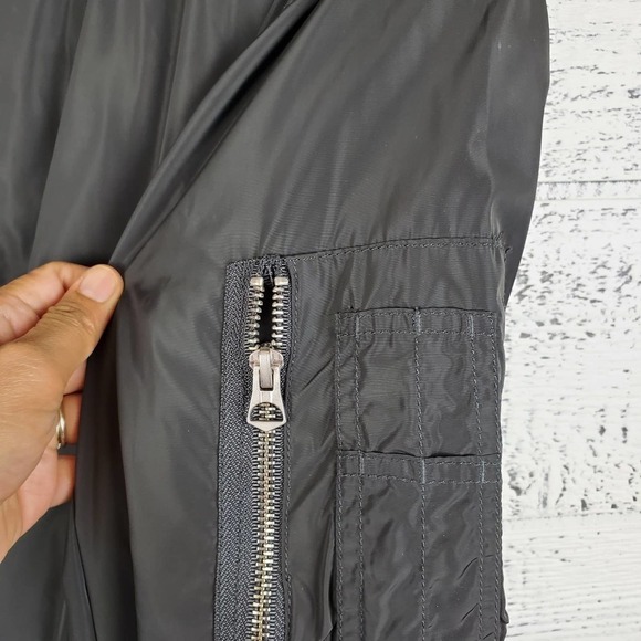 Goodfellow Water Resistant Bomber Jacket Front Zipper Men Size Medium - Picture 4 of 9